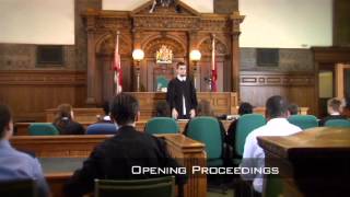 Mock Trial StepbyStep Opening Proceedings [upl. by Akilat]