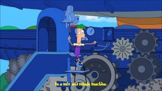 Phineas and Ferb  Mix and Mingle Machine Lyrics [upl. by Kir]