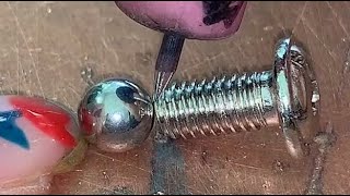 What is cold welding Watching this video you will understand [upl. by Bathsheb813]