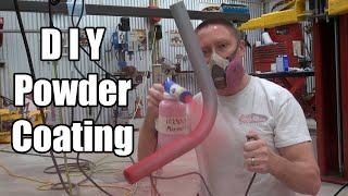 DIY Powder Coating  How to  Eastwood Co Kit Try Out [upl. by Matusow]