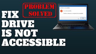 Fix Drive is Not Accessible [upl. by Arreic]