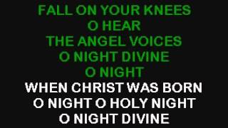 O Holy Night Karaoke [upl. by Wye902]