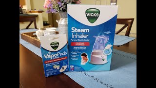 Vicks Steam Inhaler English Demonstration [upl. by Obaza]