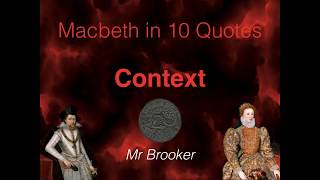 Macbeth in 10 Quotes Context [upl. by Yrrak]