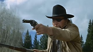 John Wayne TRUE GRIT famous meadow shootout 50 YEARS AGO [upl. by Ahsekram]