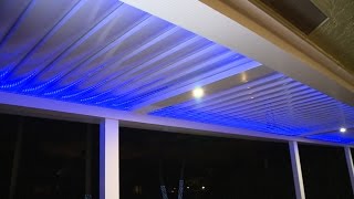 The power of a pergola Powered Louver Roof Systems [upl. by Lebatsirhc]