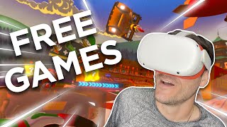 5 FREE VR Games For OCULUS QUEST 2  2021 [upl. by Aiz923]