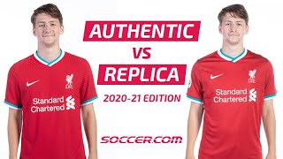 Authentic vs Replica Soccer Jerseys  Key Differences Explained  202021 Edition [upl. by Ennybor]