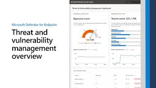 Threat and vulnerability management overview  Microsoft Defender for Endpoint [upl. by Tabbitha975]