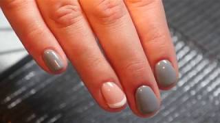 Gellak zetten  incl French Manicure met gel polish en rubber base [upl. by Charlena]