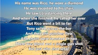 Copacabana  Barry Manilow  Lyrics [upl. by Aytak106]