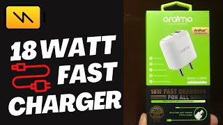 Oraimo 18W USB amp TypeC Dual Output Super Fast Charger Wall Adapter [upl. by Regan]