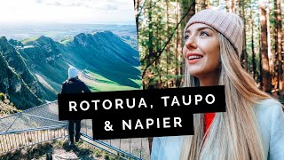 Epic NZ Road Trip 🇳🇿 Rotorua Taupō and Napier [upl. by Ynnhoj]