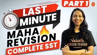 SST Full Syllabus Maha Revision Class 10 CBSE One Shot Surabhi Maam VedantuClass91011 [upl. by Hsirrehc]