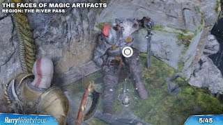 God of War  All Artifacts Locations Guide Curator Trophy Walkthrough [upl. by Adnarim]