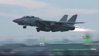 F14 TOMCAT Full Afterburner Take off 1996 Long [upl. by Jurkoic792]