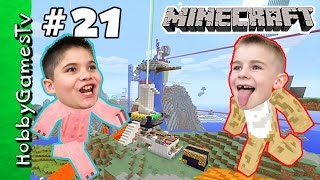 HobbyKids Minecraft 21 Creative World Home Tour HobbyGamesTV [upl. by Novanod405]