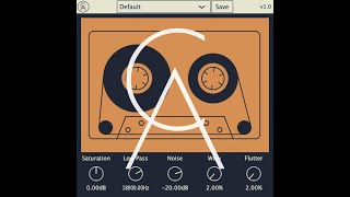 Tape Cassette  Plugin Video Demo [upl. by Anitac236]