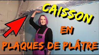 TUTODIY  Comment faire facilement un coffre en plaques de plâtre [upl. by Natalina137]