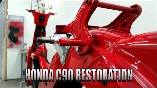 Just Stand There Part 4  Honda C90 FULL RESTORATION [upl. by Siol]