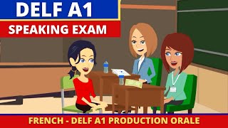 DELF A1 Production orale  French Speaking Exam Practice Preparation for Beginners [upl. by Borroff]