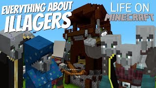 Everything about the Illager in Minecraft Pillagers Vindicators Evokers amp more Life on Minecraft [upl. by Ettedranreb]