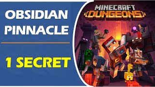 Obsidian Pinnacle All Secrets Locations  Minecraft Dungeons Obsidian Pinnacle Rune Location [upl. by Mears590]