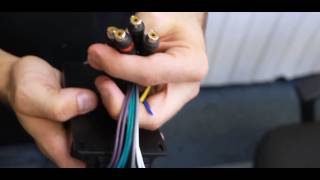 How to Hook Up Amplifier to Car Stereo  Car Audio [upl. by Edith445]