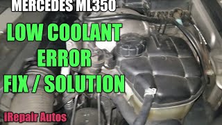 Mercedes Coolant Level Sensor Diagnostics and Replace  DIY  iRepair Autos [upl. by Schild]