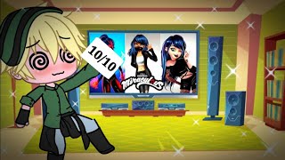 ✨ Adrien Reacts To Marinettes TikTok Glow Ups ✨  MLB  Gacha Life Skit  Original Idea [upl. by Reppiks]