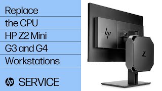 Replace the CPU  HP Z2 Mini G3 and G4 Workstations  HP [upl. by Adnylg]