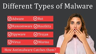 Different Types of Malware Explained  How does Antimalware Detects them [upl. by Negris]