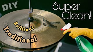 How to SUPER CLEAN your Cymbals [upl. by Lennaj]