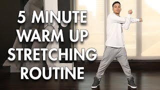 5 minute Warm up  Stretching Routine Dance Tutorial  MihranTV [upl. by Laval]