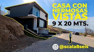 CASA CON HERMOSAS VISTAS  9 X 20 MTS  SCALA8SEIS Arquitectos  12 [upl. by Ahsitram624]