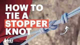 Rock Climbing How to Tie a Stopper Knot [upl. by Anivlis]