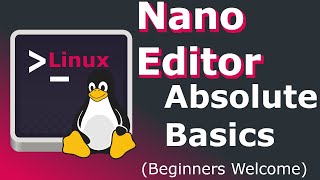 Nano Text Editor Basics pico  How to Use Nano on Linux  Mac Beginners Guide on Ubuntu 2004 [upl. by Arreis431]