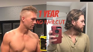 1 Year No Haircut  Hair Growth For Men [upl. by Myers810]