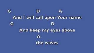 Oceans where feet may fail Key D Lyrics amp Chords [upl. by Aldwin]