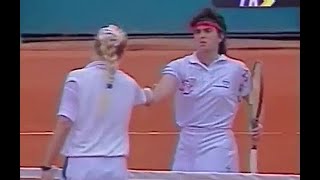 Gabriela Sabatini vs Mary Pierce 1991 RG Highlights [upl. by Annaoj688]