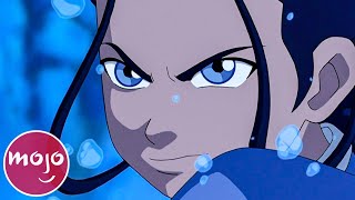 Top 10 Badass Katara Moments on Avatar The Last Airbender [upl. by Drofla]