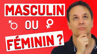 Comment savoir si cest Masculin ou Féminin en Français 5 Astuces Très Utiles pour le savoir [upl. by Scever]