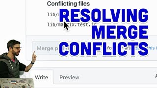 19 Resolving Merge Conflicts  Git and GitHub for Poets [upl. by Watkins]