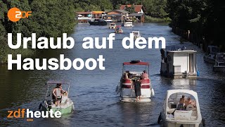 Urlaub in Deutschland  Mit dem Hausboot auf der Müritz [upl. by Calhoun415]