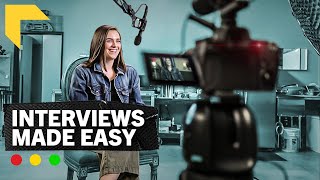 How to Shoot Cinematic Interviews  10 Easy Steps [upl. by Miksen963]