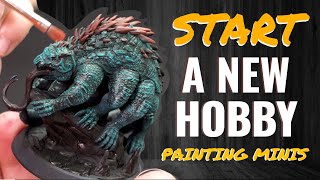 PAINTING MINIATURES  A COMPLETE GUIDE FOR BEGINNERS [upl. by Surazal594]