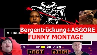 Undertale  Bergentrückung  ASGORE Remix  FUNNY MONTAGE [upl. by Idnyl]