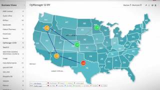 Network and performance monitoring  OpManager 12 quick overview [upl. by Riba]