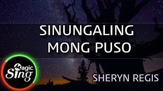 MAGICSING Karaoke SHERYN REGISSINUNGALING MONG PUSO karaoke  Tagalog [upl. by Balch354]