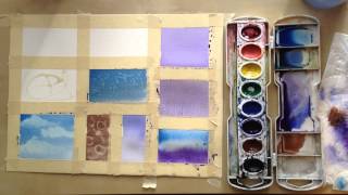 13 Watercolor techniques [upl. by Nifares]